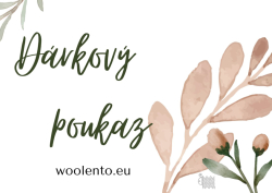 Gift voucher for the purchase in the e-shop woolento.eu