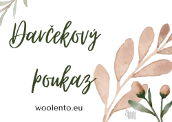 Gift voucher for the purchase in the e-shop woolento.eu